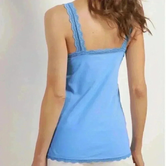 Soft Surroundings Tops | Womens Essential Lace Pima Tank - Picture 1 of 3